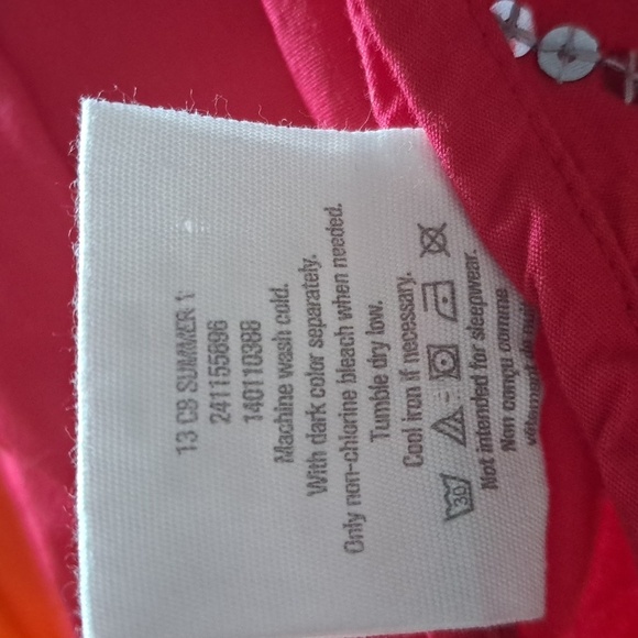 Crazy 8 girls size Large or 10/12 color block tank dress, sequin accents no fade - Picture 2 of 6